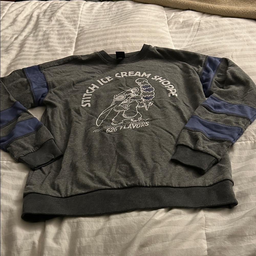 Stitch Ice Cream  Graphic Men's Sweater